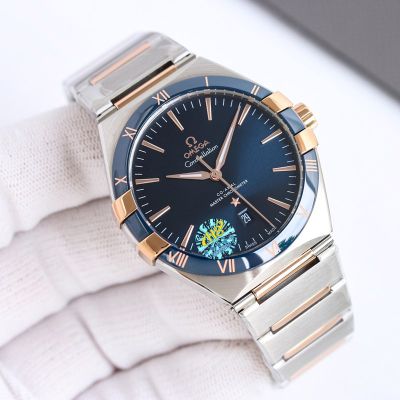 Omega 5th Constellation 41MM 8900 Movement 316L Steel Men Mechanical Replica Watch
